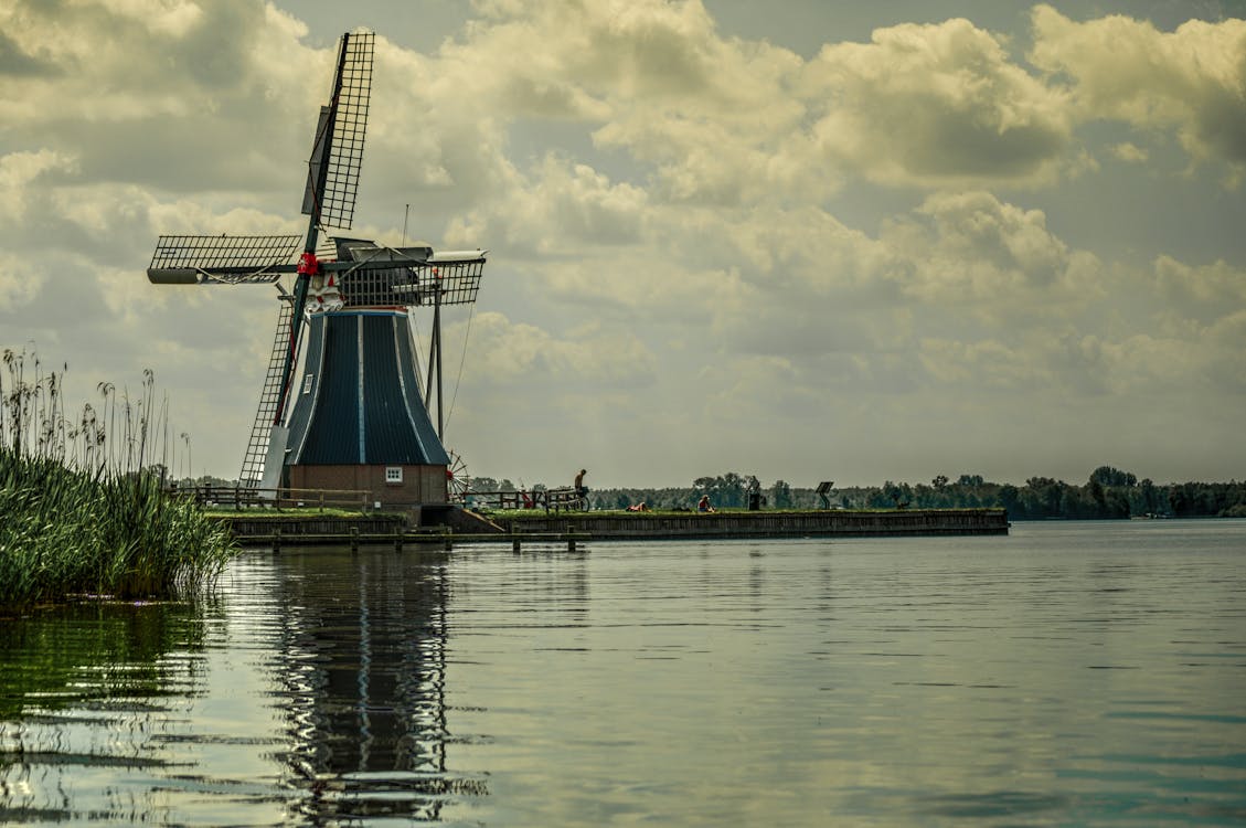 Gratis Fotos de stock gratuitas de holandés, mar, molino de viento Foto de stock