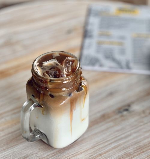 Free stock photo of cappuccino, iced cappuccino, iced coffee Stock Photo