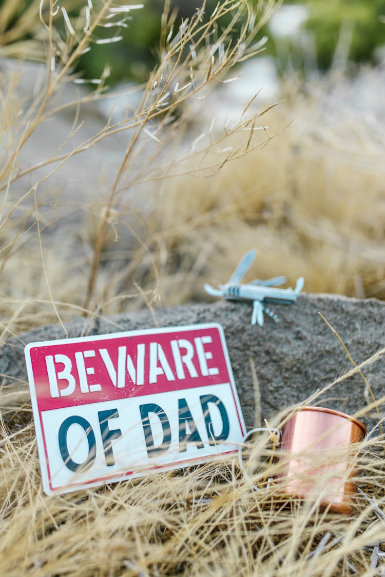 Funny Warning Sign As Fathers Day Gift