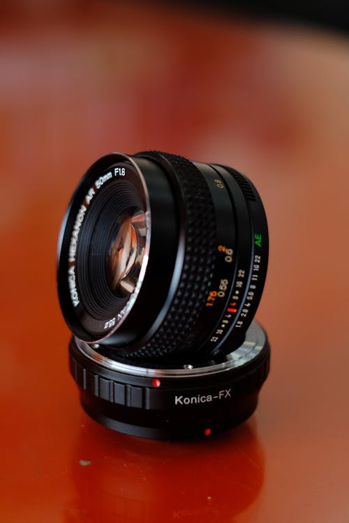A Close-up Shot of Camera Lenses