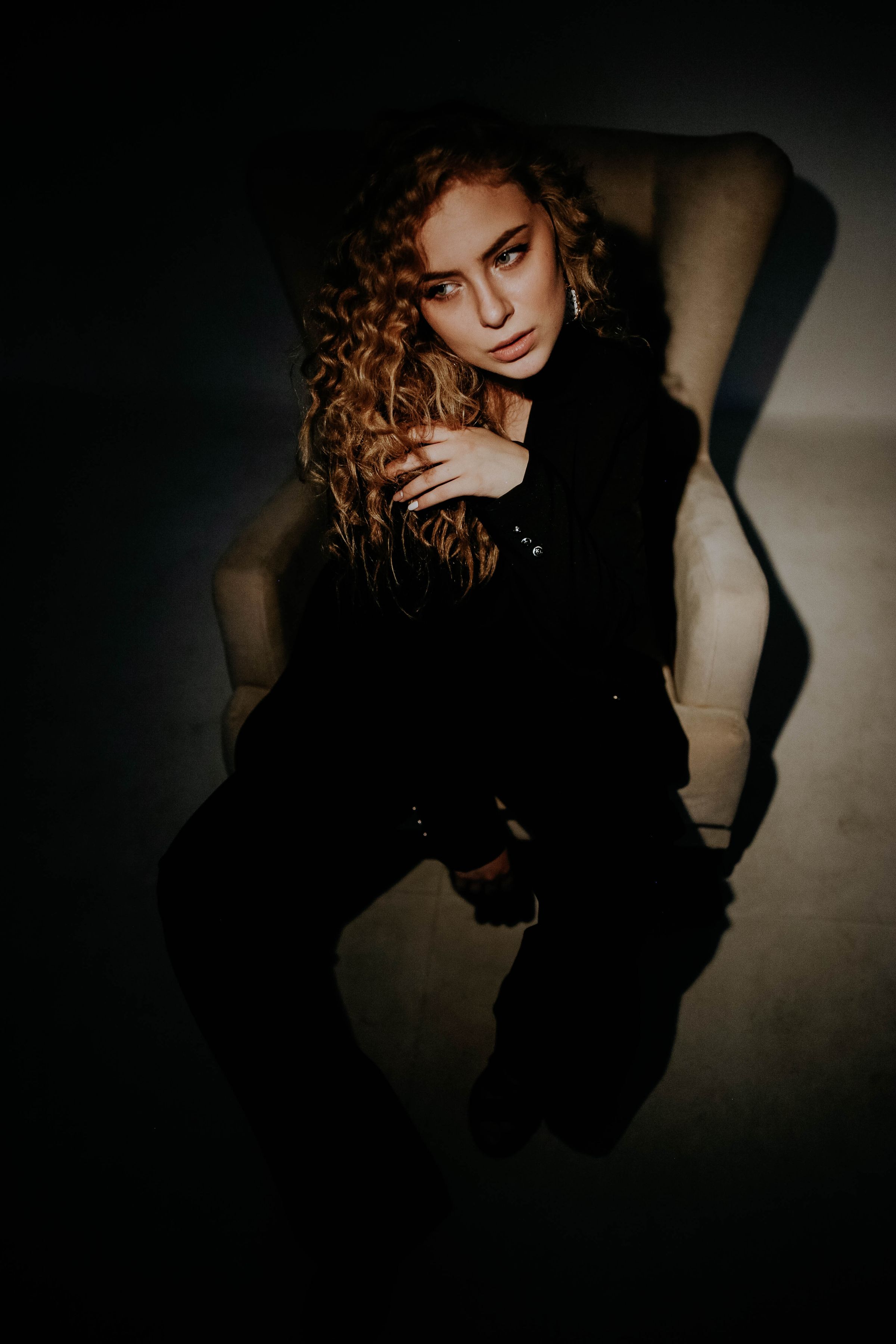 Editorial hair portrait