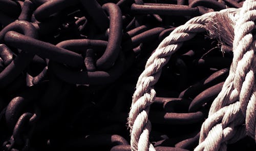 Free stock photo of chain, rope Stock Photo