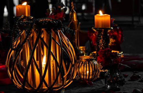Free stock photo of background, candle, candlelight
