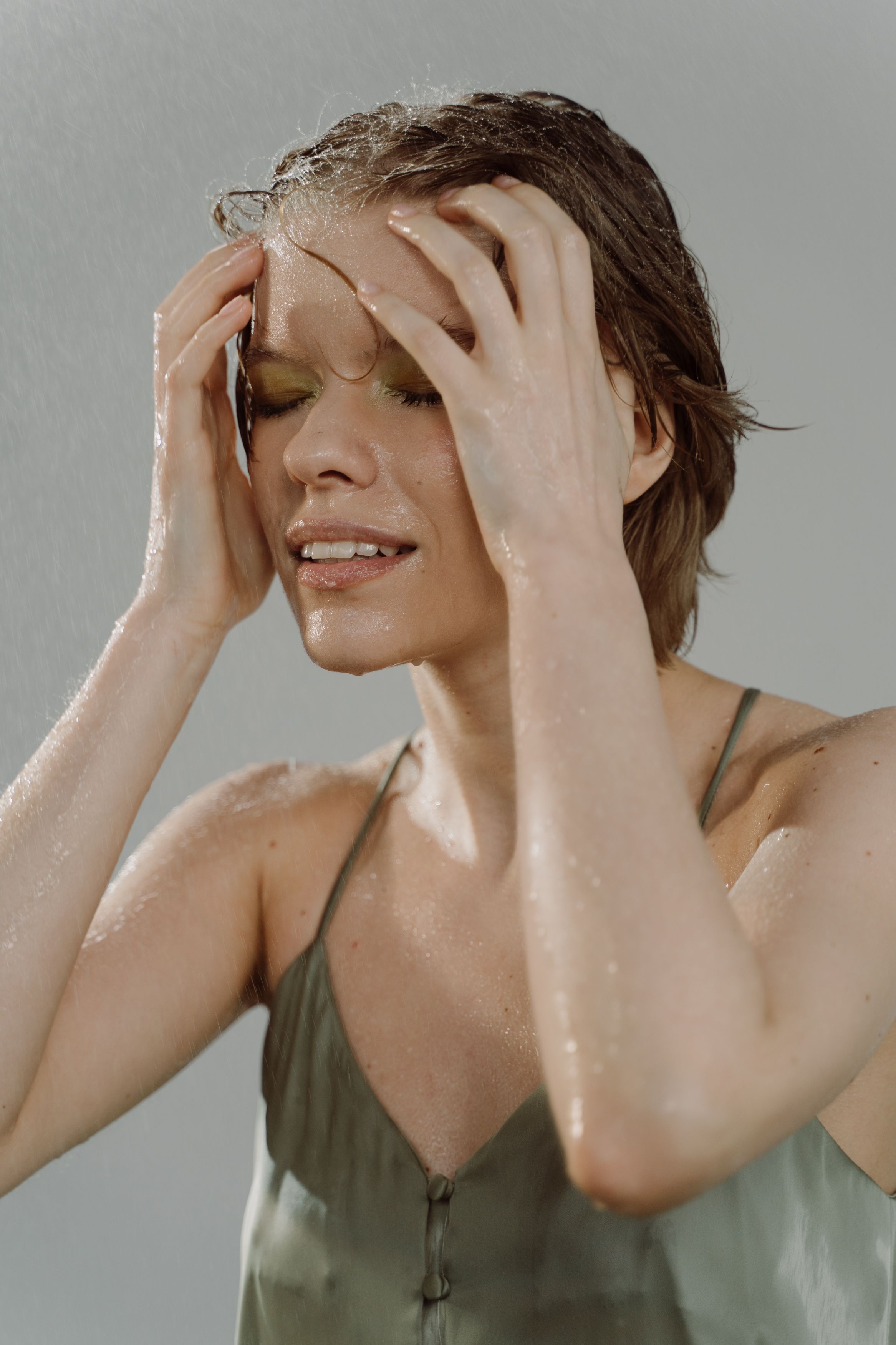 A Woman Showering in the Rain · Free Stock Photo
