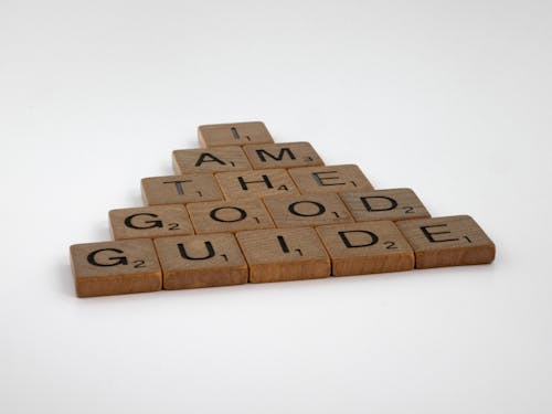 Free Close-up Photo of Scrabble Tiles  Stock Photo