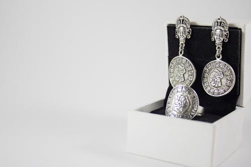 Silver Jewelries in a Box