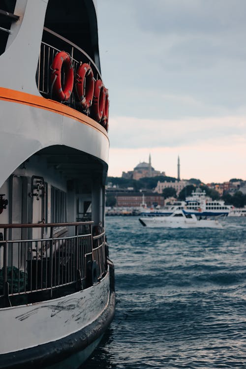 A Ferry Boat in the Sea