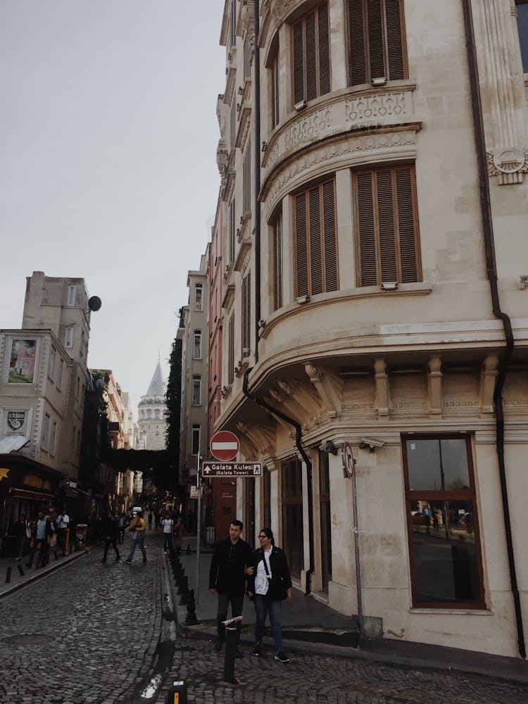 Scenic Shot Of Istiklal Avenue