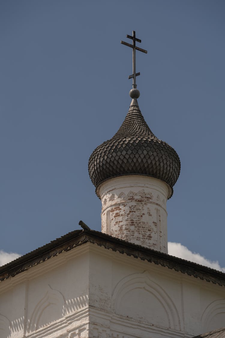 A Church Building Under The Clear Blue Sky 