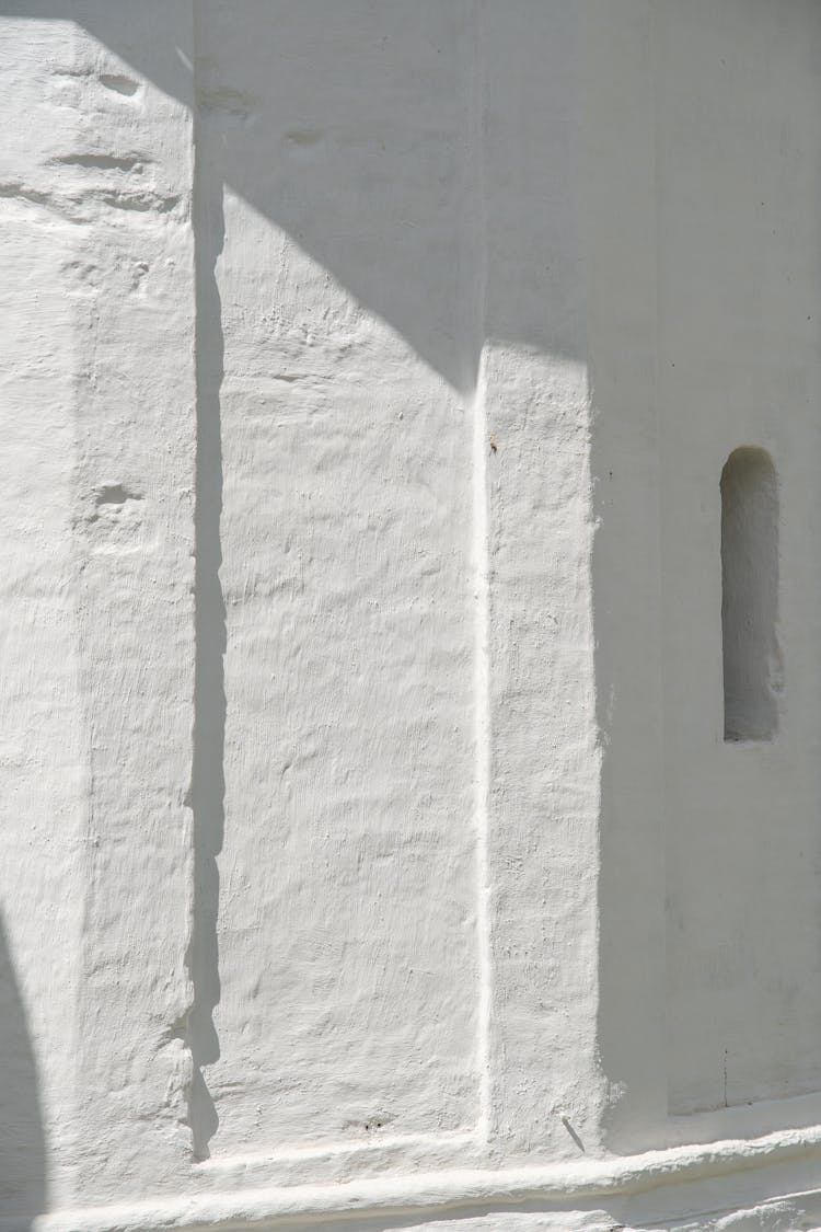 Photo Of A Rough White Concrete Wall