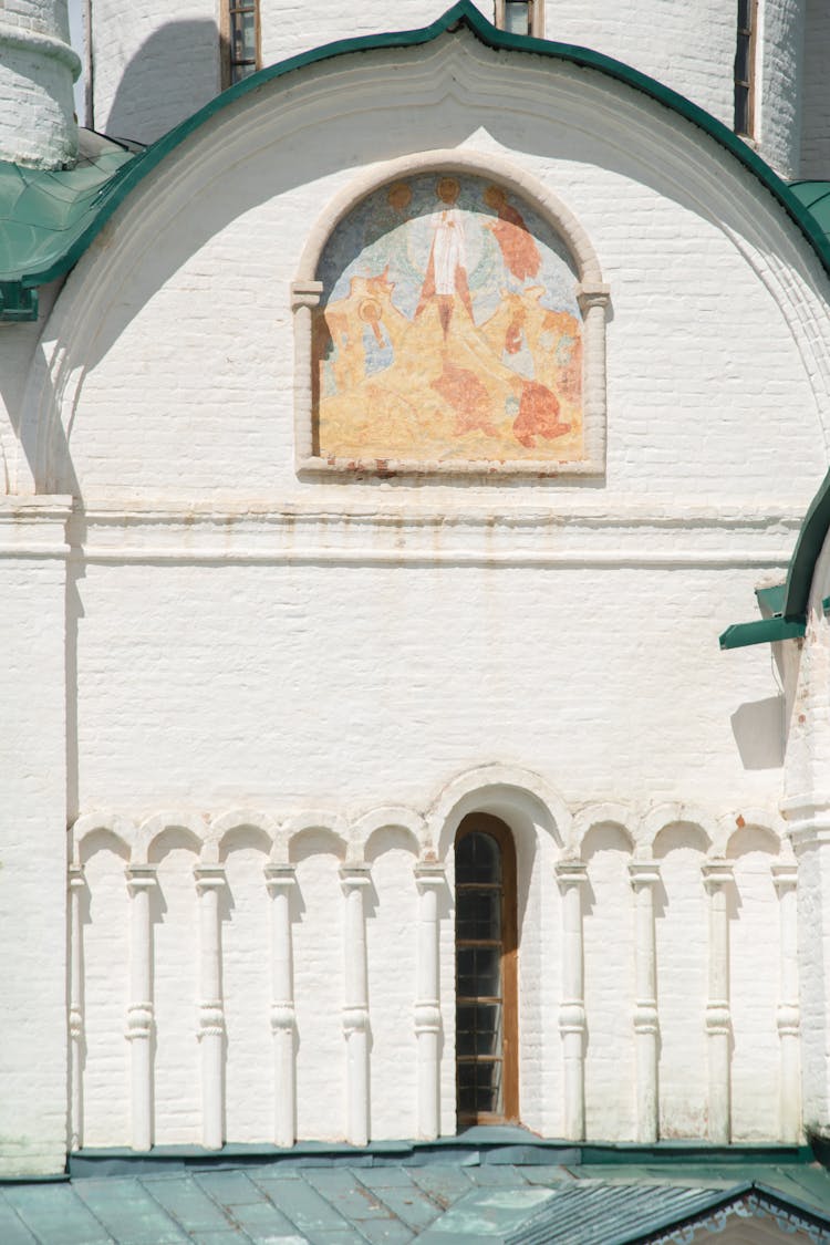 Arch Columns And Roofing Of A Church Building