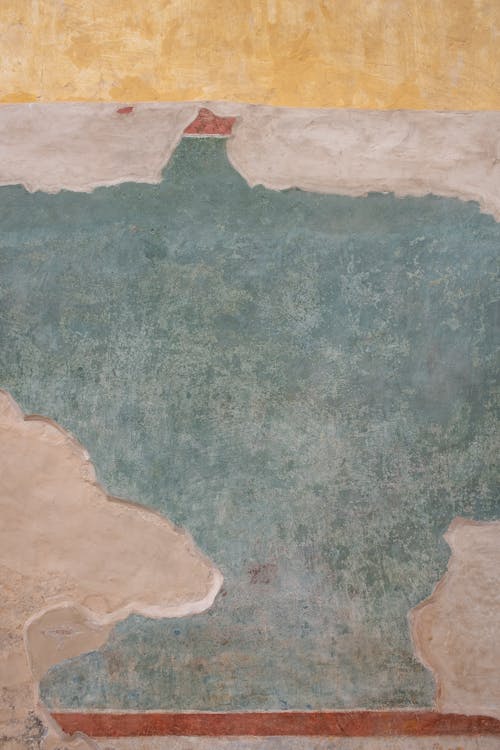 Close-up of a Fresco on a Wall