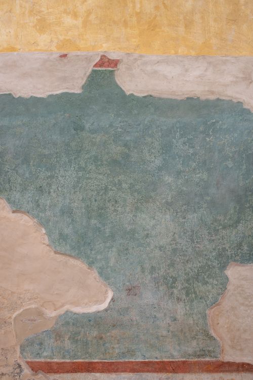 Fresco Texture Close-up of a Fresco on a Wall · Free Stock Photo