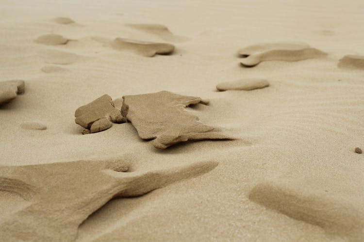 Beach Sand In Close Up Photography