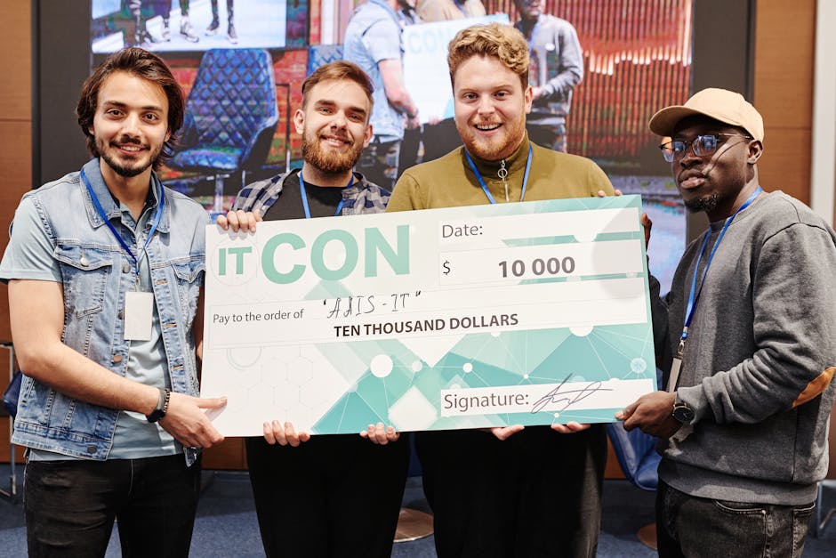 A large check being presented to a charity representative, symbolizing financial support from a pest control company - giving back pest control A large check being presented to a charity representative, symbolizing financial support from a pest control company - giving back pest control