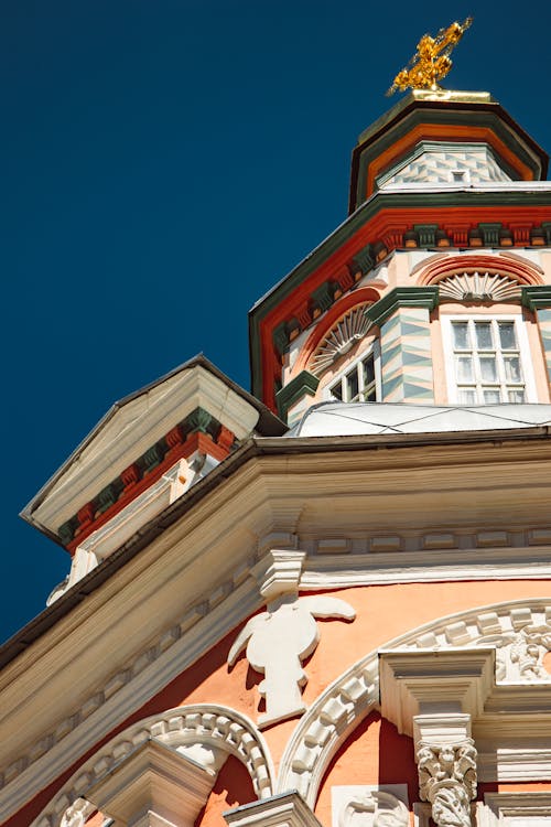 Low Angle View of the Zaikonospassky Monastery, Moscow, Russia 