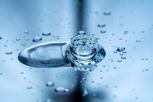 Close Up Shot of Water Drop