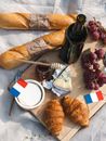 Food on White Picnic Cloth