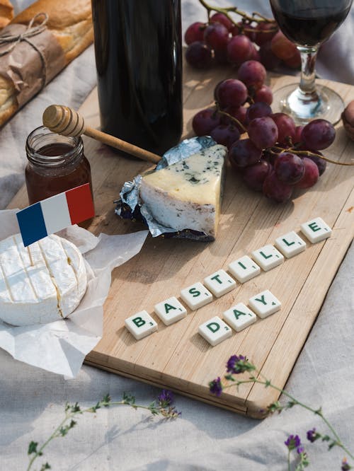 Foto profissional grátis de alimento, bandeira francesa, celebração