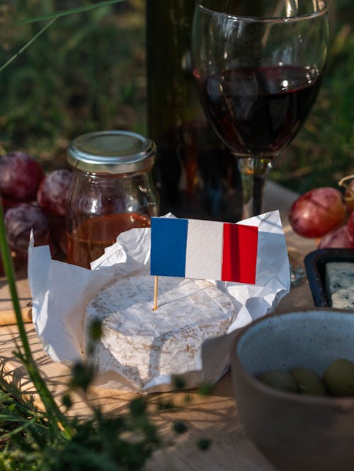 Kostenloses Stock Foto zu bastille tag, camembert, flagge