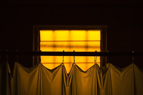 Free stock photo of bathroom, curtain, curtains Stock Photo