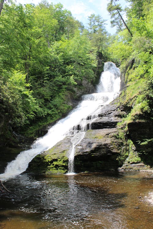 Kostenloses Stock Foto zu fallendes wasser, felsen, pennsylvania