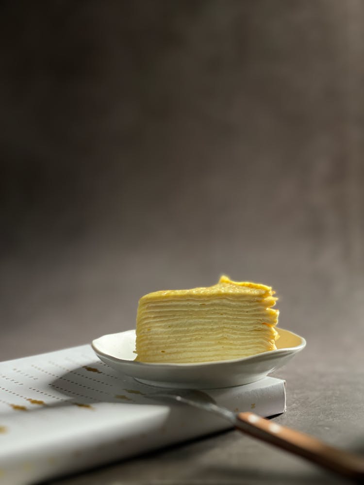 Close-up Of A Slice Of Cake 