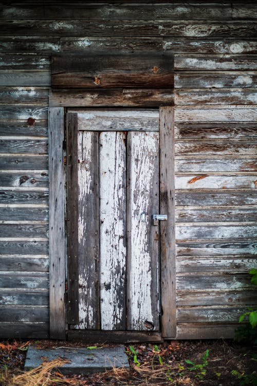 Entrance to an Old Wooden House 