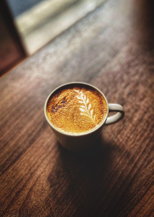 Základová fotografie zdarma na téma caffè latte art, hrnek, káva