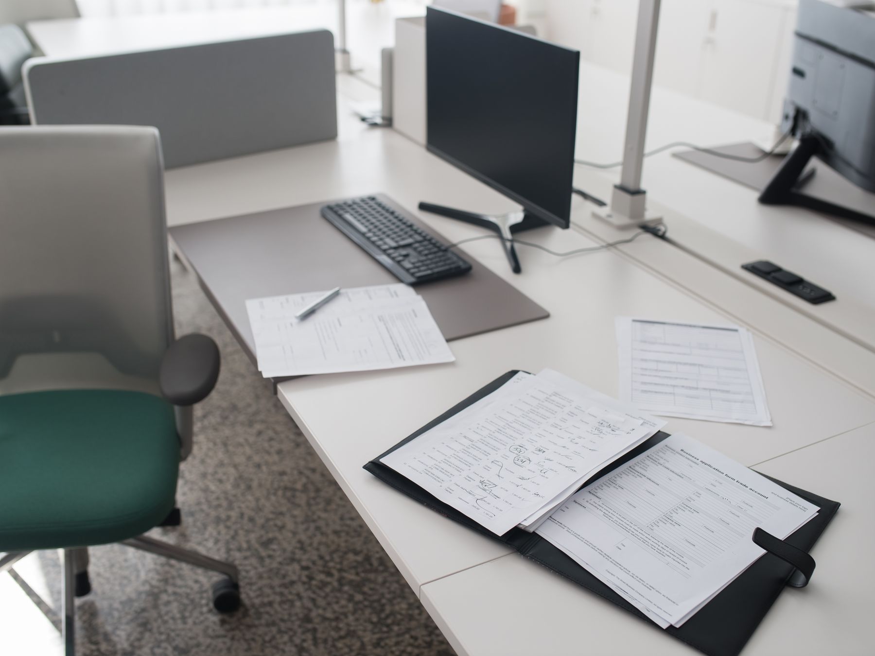 Tingewick — office relocation team moving desks and equipment
