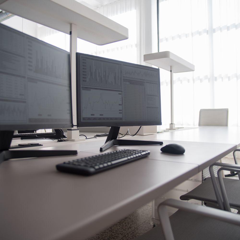 Parkstone — office relocation team moving desks and equipment