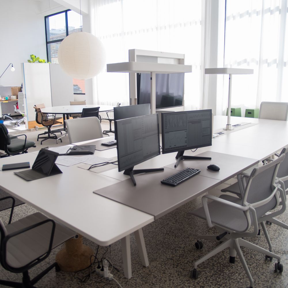 Chiswell Green — office relocation team moving desks and equipment