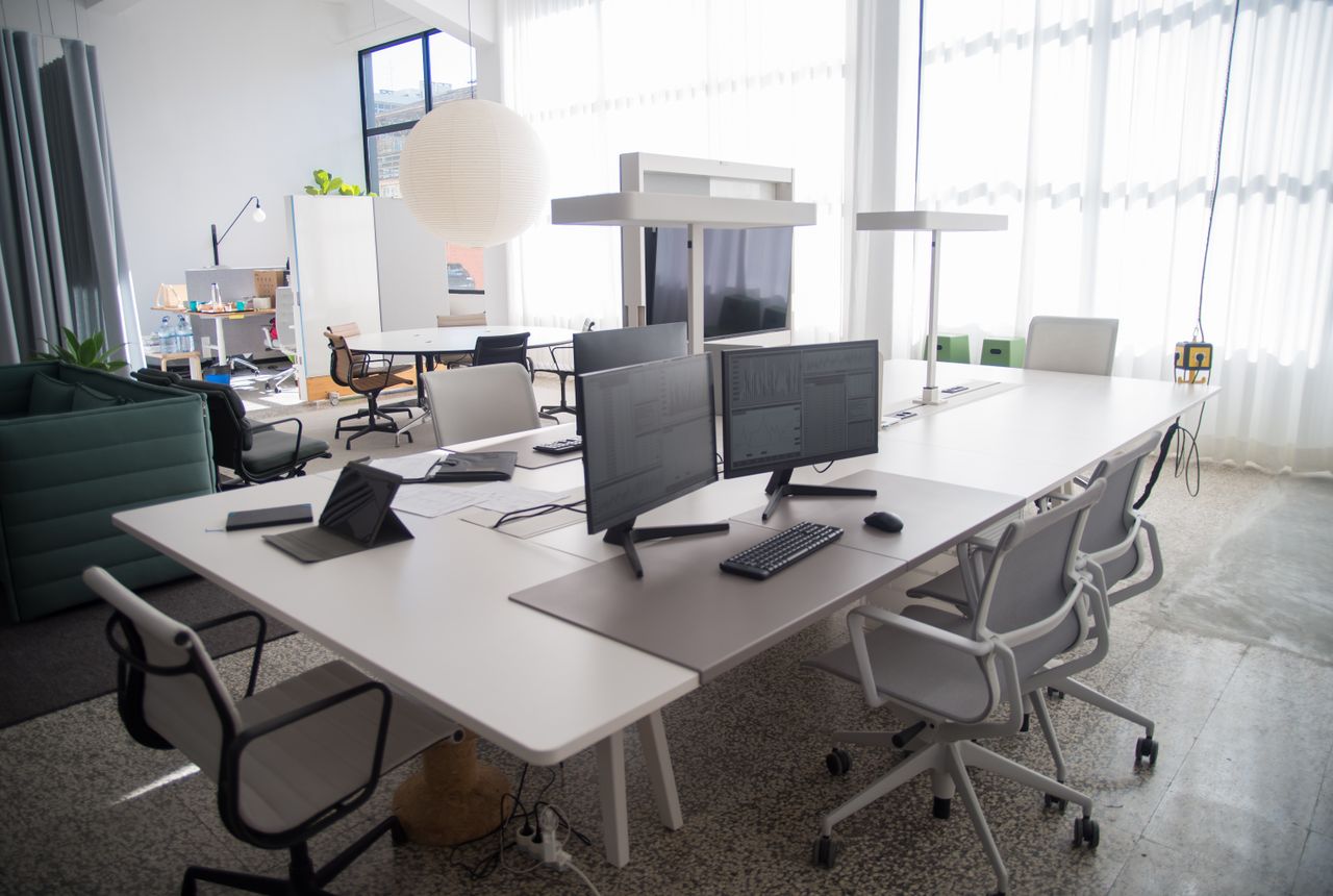 Office removals Warwick — removals work in progress