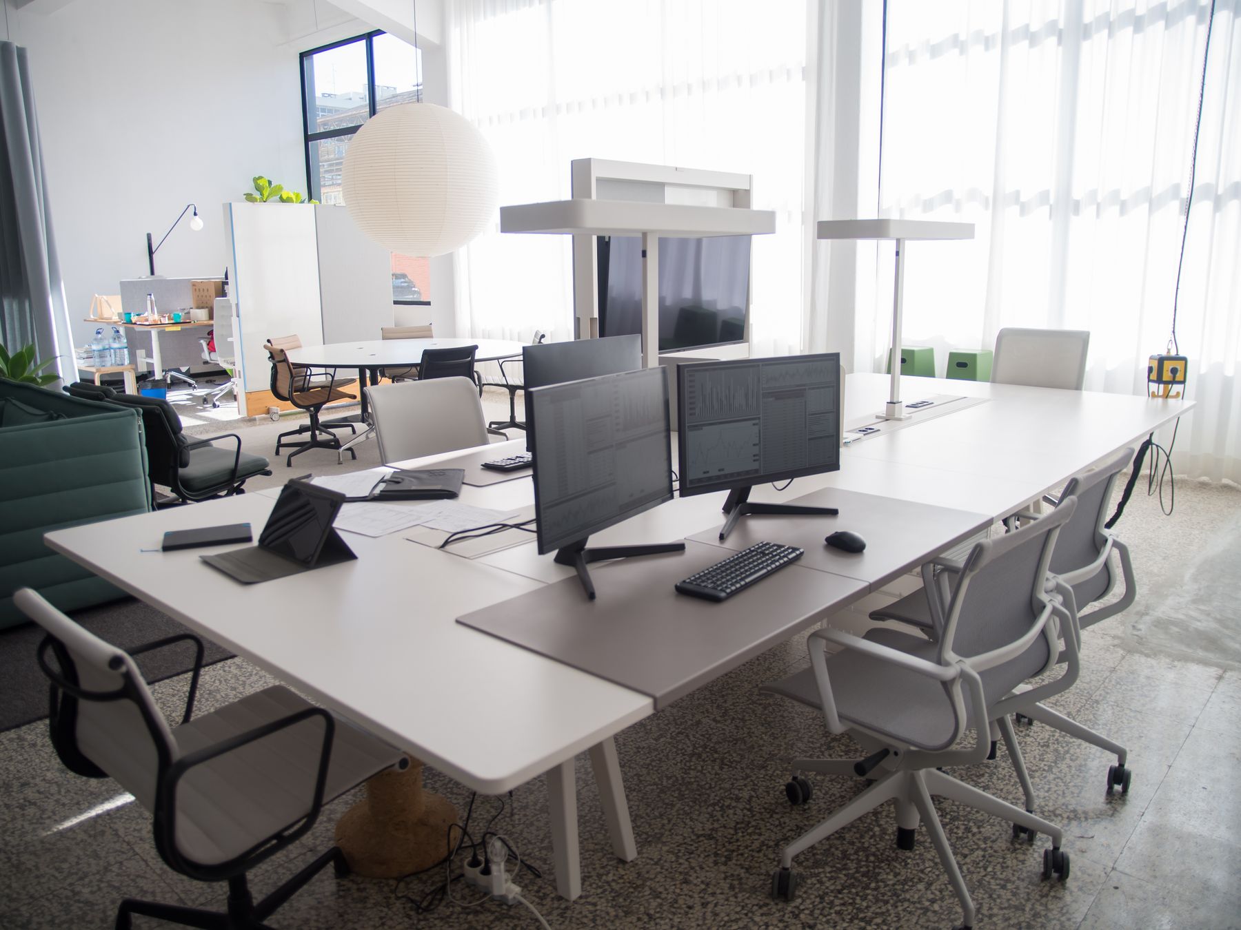 Bracebridge Heath — office relocation team moving desks and equipment