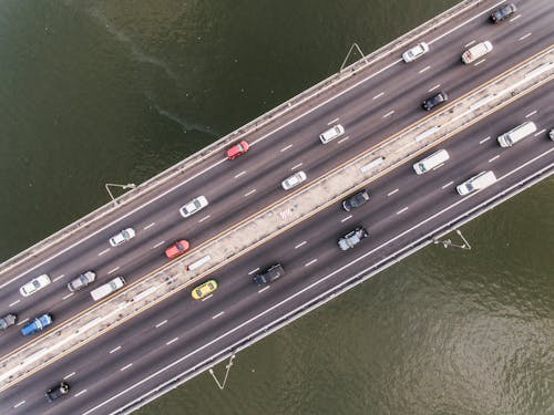 Darmowe zdjęcie z galerii z autostrada, droga, fotografia z drona