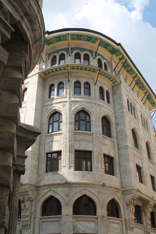 Free Explore the intricate details of this historic building facade in Istanbul, showcasing beautiful architectural design. Stock Photo