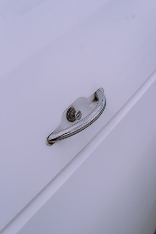 Close-up of the Cabinet Handle 