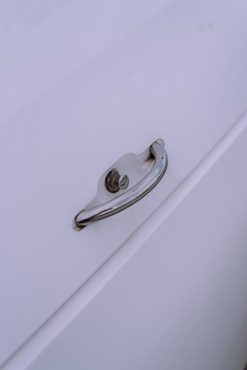Close-up of the Cabinet Handle 
