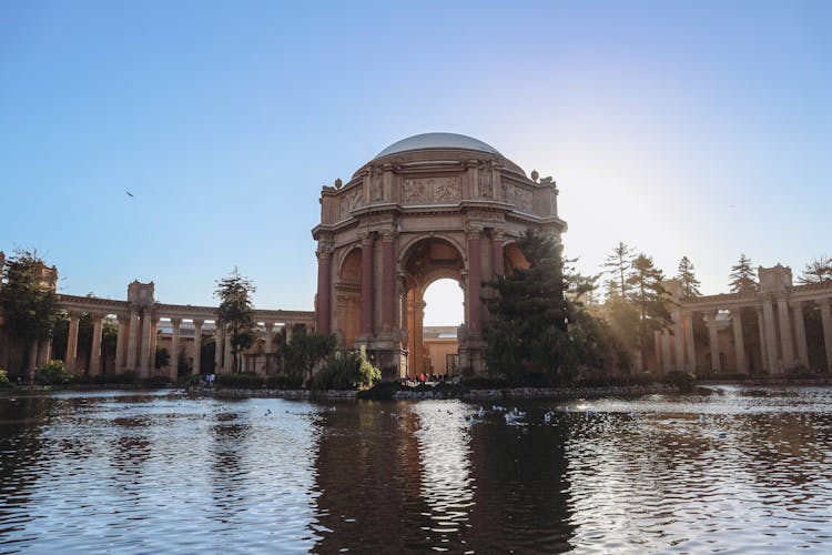 Palace Of Fine Arts In San Francisco 