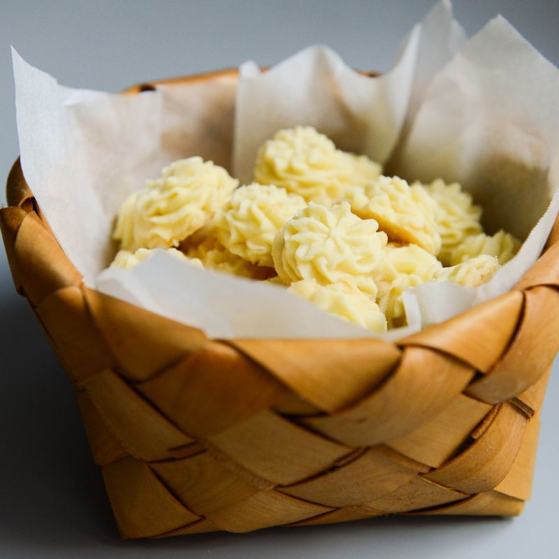 Italian Canestrelli Lemon Butter Cookies