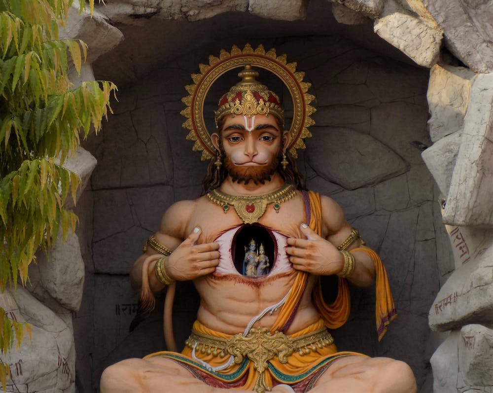 Lord Hanuman Photo by Rishu Bhosale from Pexels