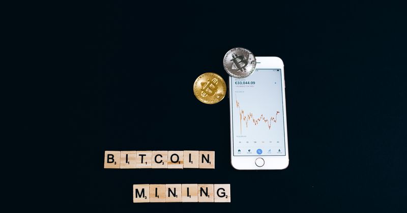 Abstract editorial data-visualization illustration in balanced, blue-toned tones representing BTC and the broader cryptocurrency market — crypto scenario analysis.