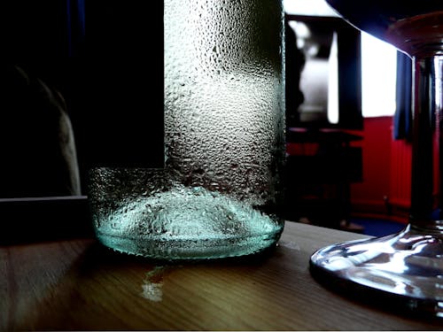 Foto profissional grátis de condensação, copo, fechar-se