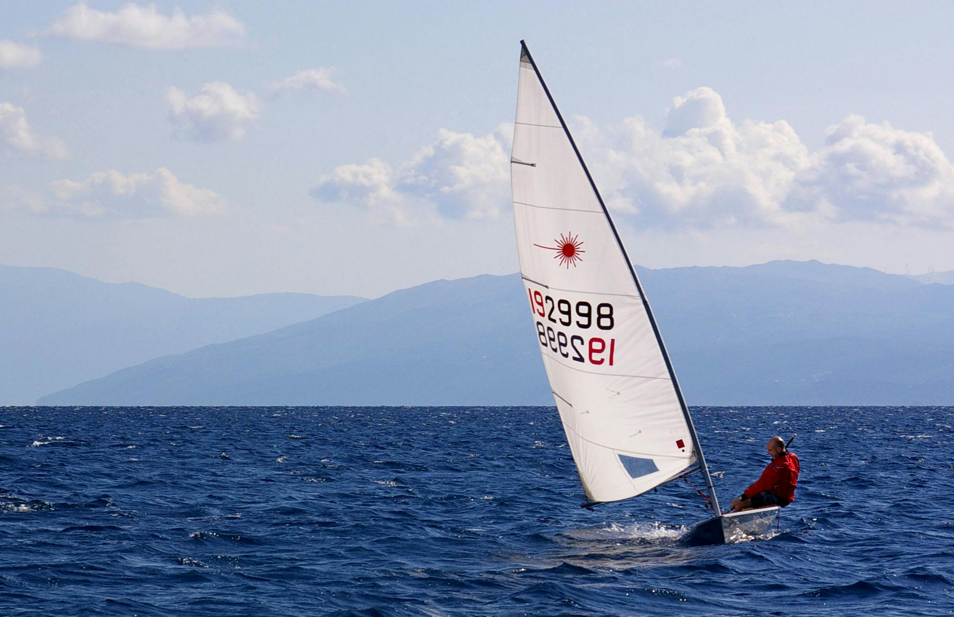Free stock photo of dinghy, laser, sailing