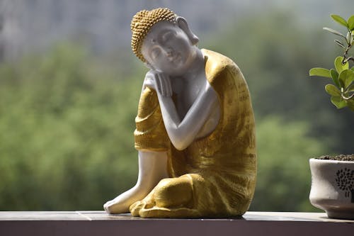 Sleeping Buddha Figurine
