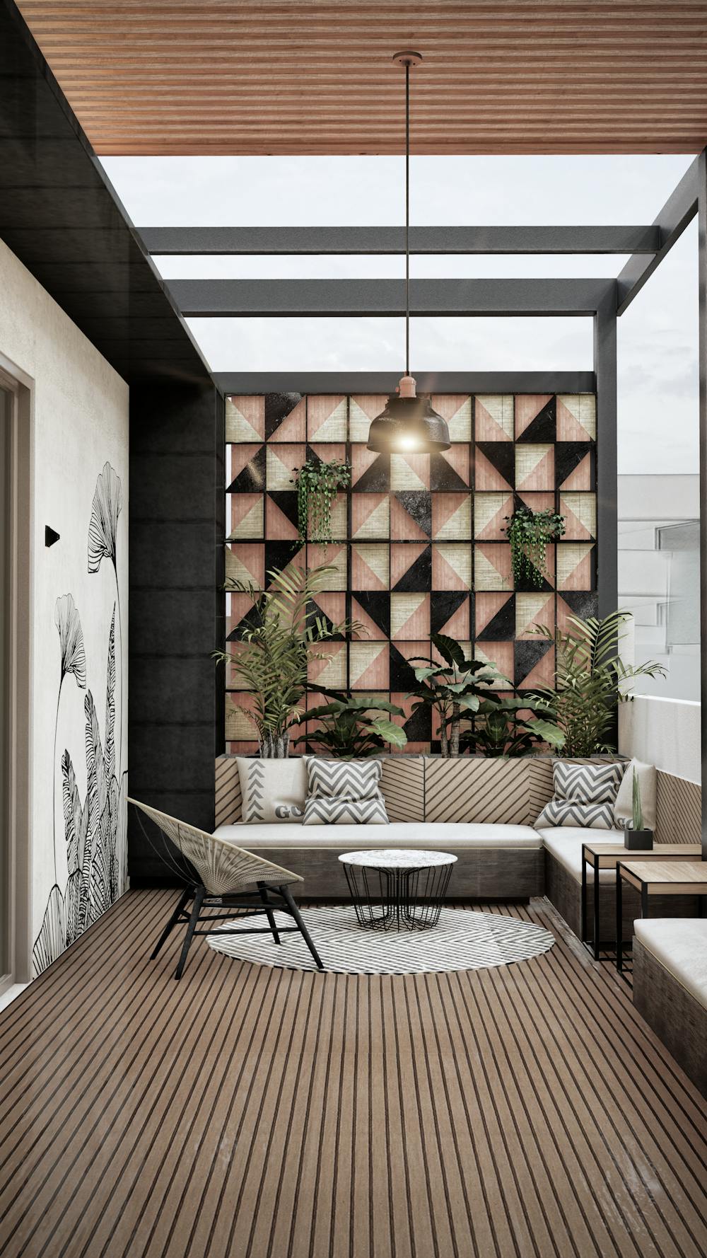 Batik Garden cushions
