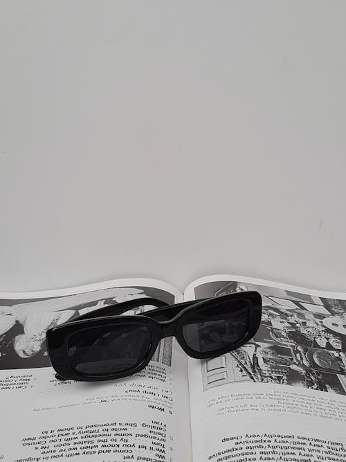 Free A Sunglasses on a Book Stock Photo