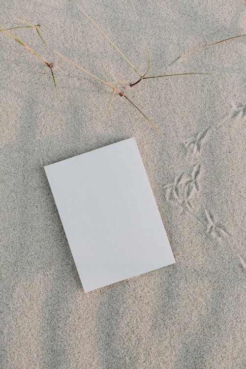 คลังภาพถ่ายฟรี ของ กระดาษ, การ์ด, ชายหาด
