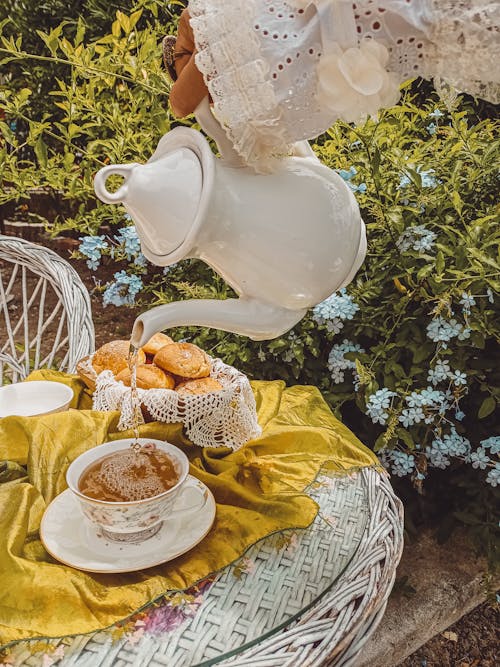 お茶, ティーポット, ドリンクの無料の写真素材