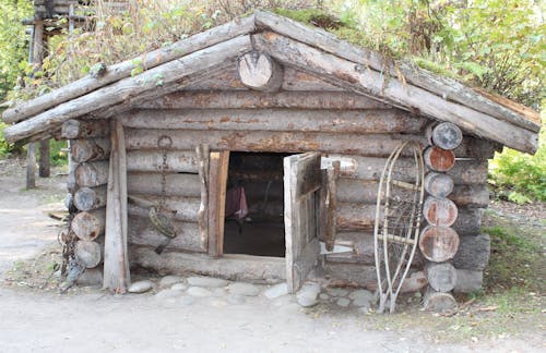 Kostenloses Stock Foto zu alaska, blockhaus, holz